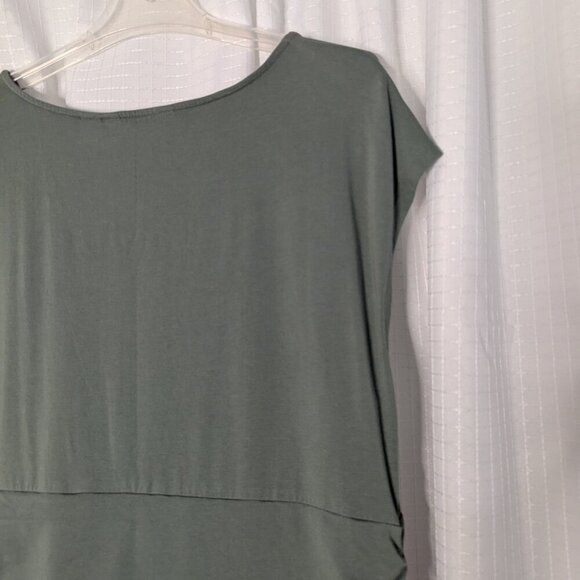 Land's End Army Green Cotton Blend Dress, Size 1XL - Picture 6 of 6